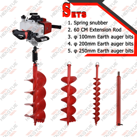 63 / 68CC 1 رجل يشغل آلة Earh Auger